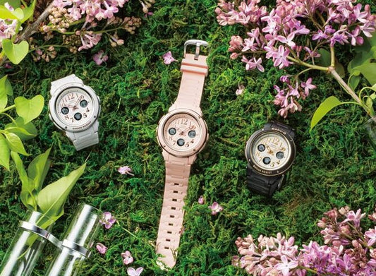 Casio Baby-G Ladies Analogue / Digital Watch - Pink Pastel