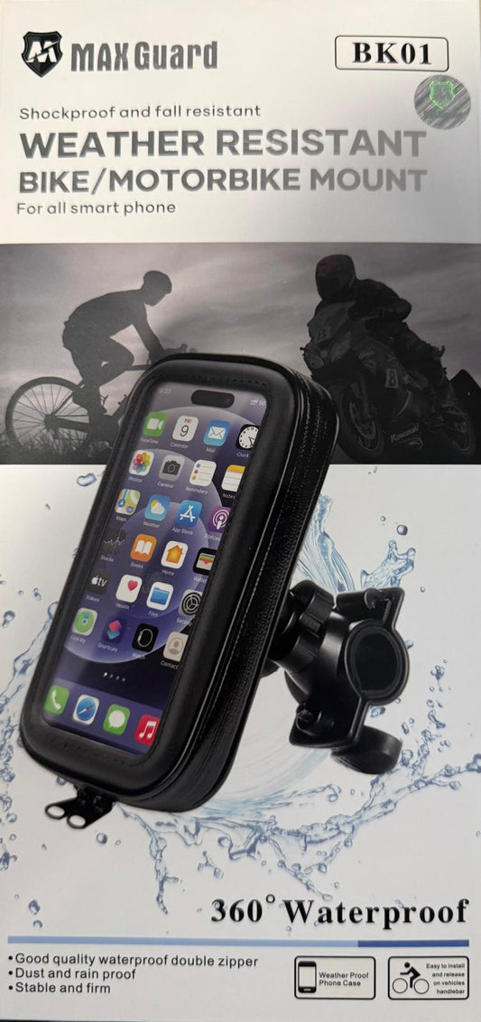MaxGuard Water Resistant Bike / Motorbike Mount for Phone [BK01]