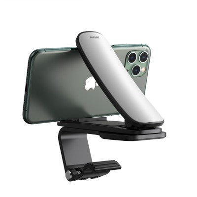Baseus Big Mouth Pro Bracket Vehicle Mount Clip for Dashboard - Silver