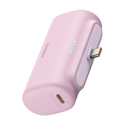 Baseus Compact Fast Charging Power Bank Type-C Edition 5,000mAh 20W - Pink