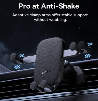 Baseus Ultra Control Mega Series Folding Screen Car Mount - Black