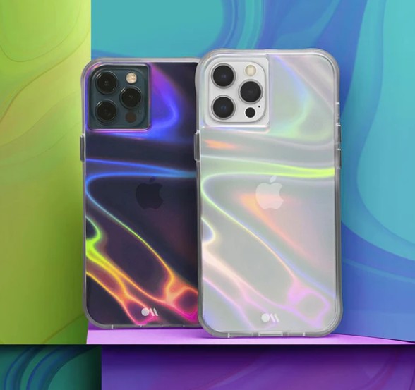 CASE MATE Soap Bubble Case for iPhone 12 / 12 Pro 6.1" - Iridescent