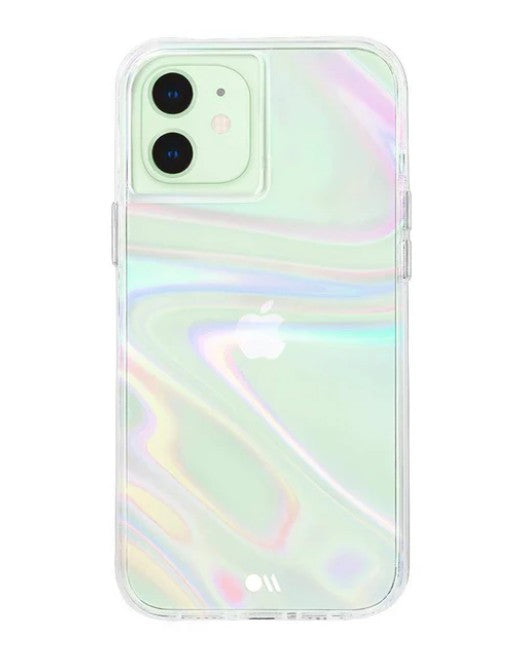 CASE MATE Soap Bubble Case for iPhone 12 / 12 Pro 6.1" - Iridescent
