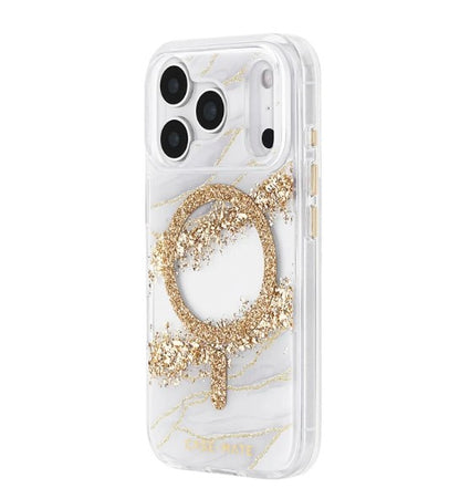 Case Mate Karat Granite MagSafe Case for iPhone 17 Pro - Gold