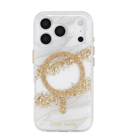 Case Mate Karat Granite MagSafe Case for iPhone 17 Pro - Gold