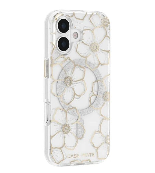 Case Mate Floral Gems MagSafe Case for iPhone 17 - Gold