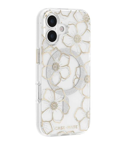 Case Mate Floral Gems MagSafe Case for iPhone 17 - Gold