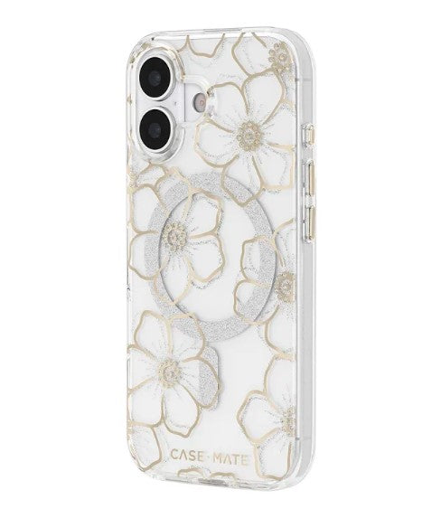 Case Mate Floral Gems MagSafe Case for iPhone 17 - Gold