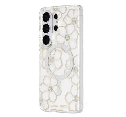 Case-Mate Floral Gems w/Magnet Case for Samsung Galaxy S26 Ultra - Gold