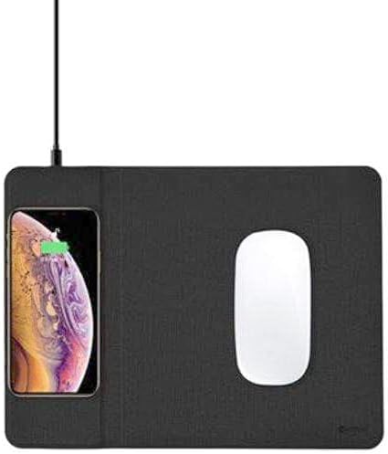 COTEetCI - 2 IN 1 WIRELESS CHARGE with MOUSE PAD - BLACK