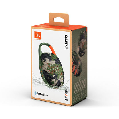 JBL Clip 5 Portable Bluetooth Speaker - Squad (Australian Stock)