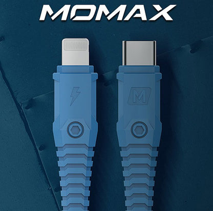 Momax Tough-Link Lightning to Type C Cable 1.2m (Blue)