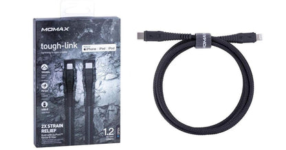 Momax Tough-Link Lightning to Type C Cable 1.2m (Black)
