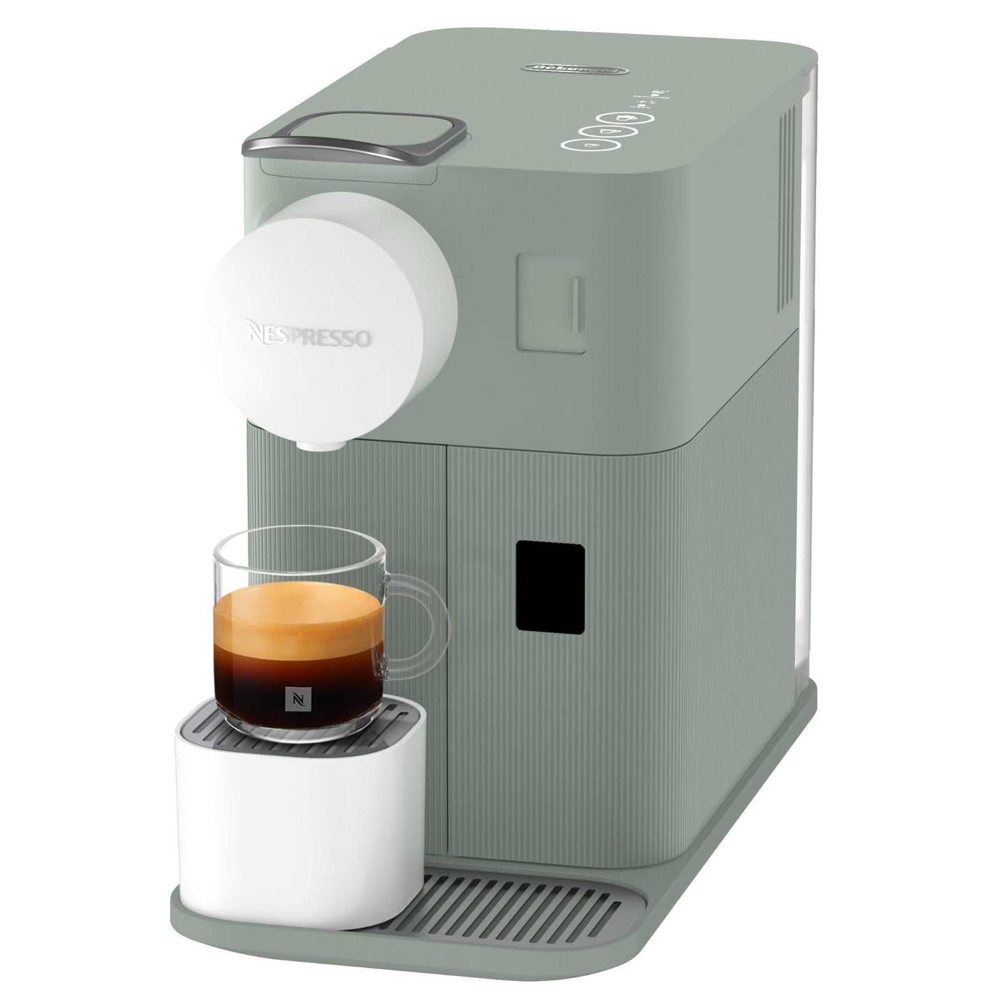 De'longhi Nespresso Lattissima One Capsule Coffee Machine - Green (Dark Sage)