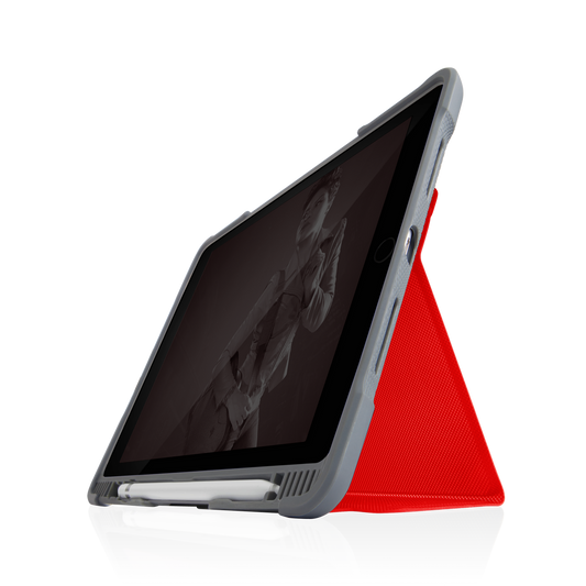 STM Dux Plus Duo for iPad Air 3rd Gen / Air Pro 10.5" - Red (Model number(s): A2152, A2123, A2153, A2154, A1701, A1709, A1852)