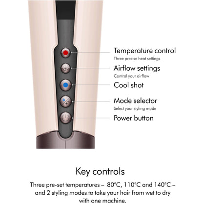 Dyson Airstrait™ Straightener and Dryer  - Ceramic Pink