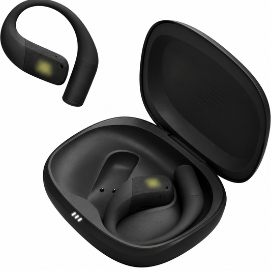 JBL Endurance Zone True Wireless Open-Ear Sports Headphones - (Black/Lime) (AU Stock)