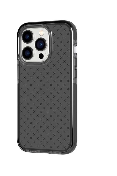 TECH21 EvoCheck Case - iPhone 14 Pro 6.1' - Smokey Black (CLEARANCE)