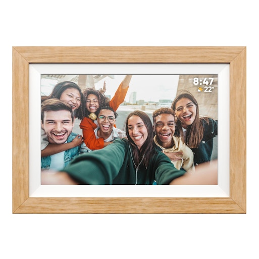 FotoStream 10.1-inch WiFi Digital Photo Frame with 3 Interchangeable Frames (AU Stock)