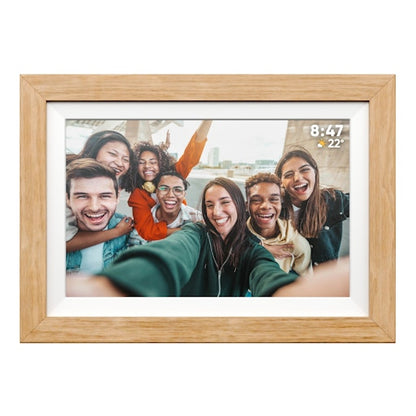 FotoStream 10.1-inch WiFi Digital Photo Frame with 3 Interchangeable Frames (AU Stock)