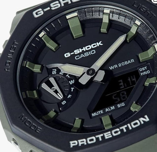 Casio G-Shock Digital & Analogue Watch " CasiOak " Series - Green