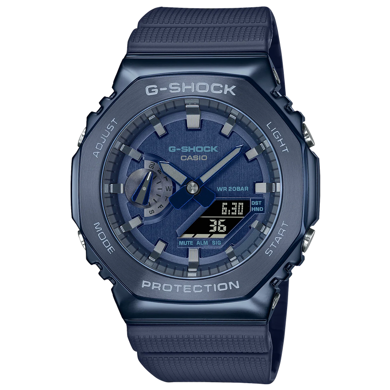 Casio G-Shock CasiOak Digital & Analogue Watch GM-2100N-2A - Navy