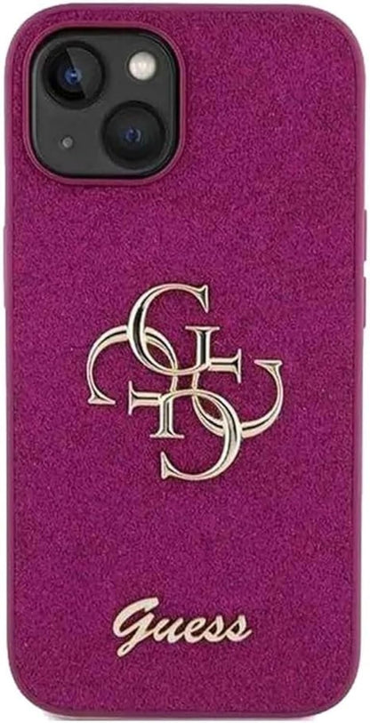 Guess Glitter Edition Case for iPhone 15 Pro 6.1" - Purple