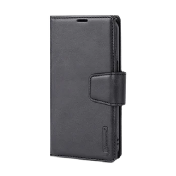 Hanman 2 in 1 Detachable Wallet Case for Samsung Galaxy S26 Ultra - Black