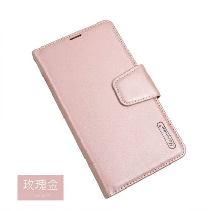 Hanman Book Case for Samsung Galaxy S26 FE - Rose Gold