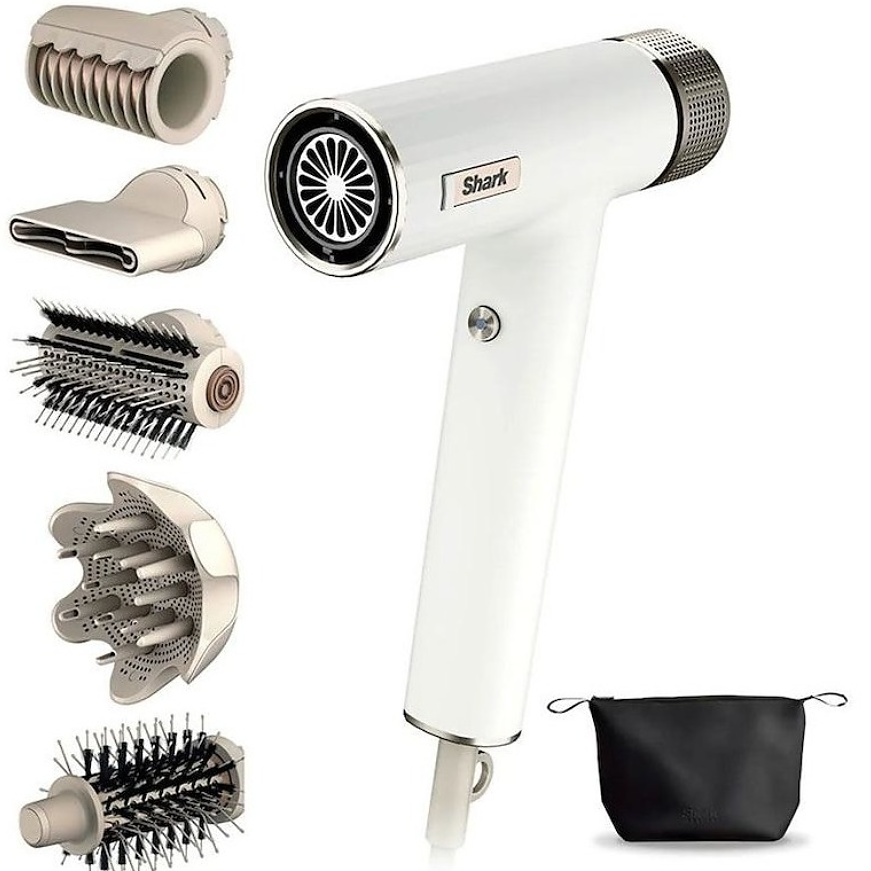 Shark SpeedStyle Rapid Gloss Finisher & High-Velocity Dryer - White [HD352ANZ]