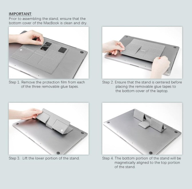 Momax HS2A Fold Smart Stand - Light Grey