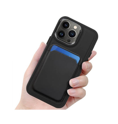 Hanman Hard Case with Card Slot - iPhone 14 Pro 6.1' - Black