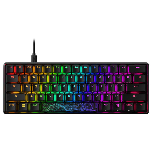 HyperX Alloy Origins 60 Mechanical Gaming Keyboard (Red Switch Linear)  - Black (AU Stock)
