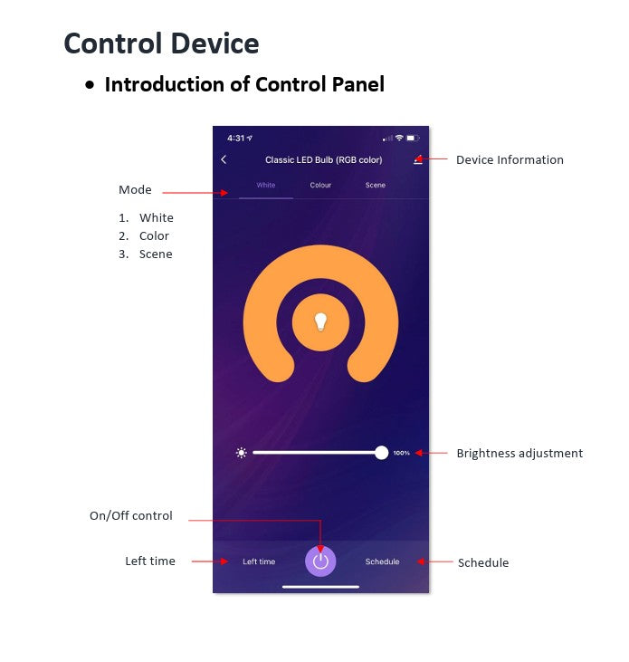 Momax Smart Fancy IoT LED Bulb (RGB COLOR)