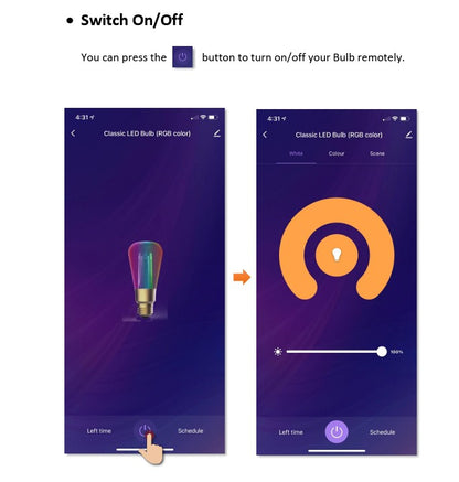 Momax Smart Fancy IoT LED Bulb (RGB COLOR)