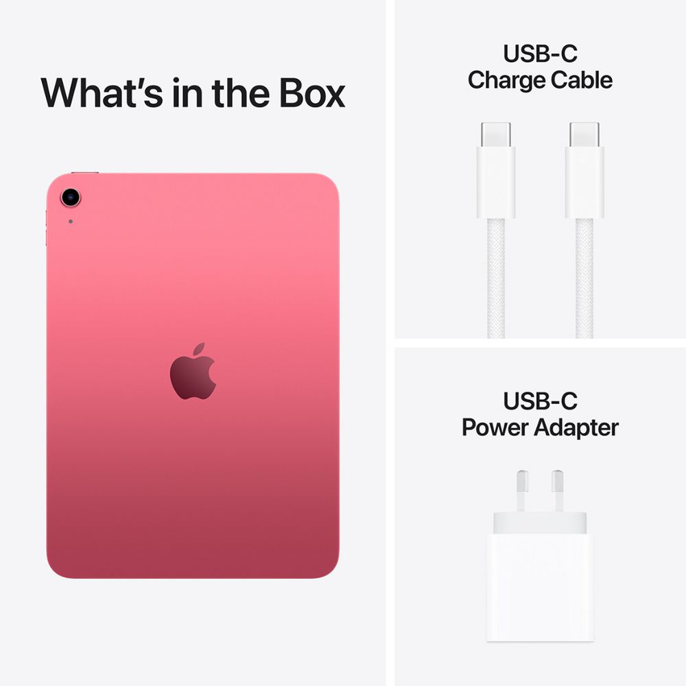 Apple iPad A16 11-inch Wi-Fi 128GB - Pink (Australia Stock)