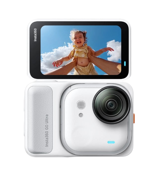 Insta360 GO Ultra Tiny Hands-Free 4K Cam (Standard Bundle) - White