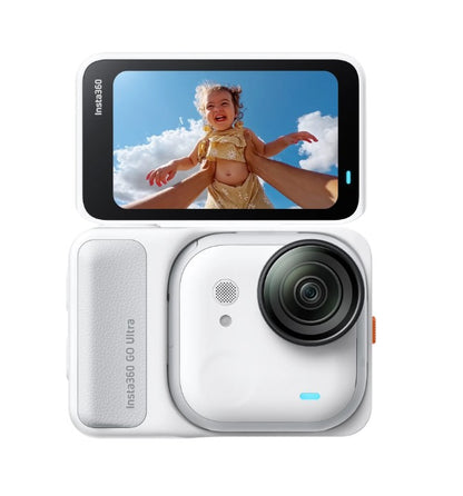 Insta360 GO Ultra Tiny Hands-Free 4K Cam (Standard Bundle) - White
