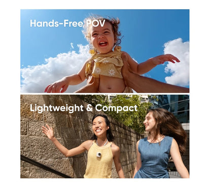 Insta360 GO Ultra Tiny Hands-Free 4K Cam (Standard Bundle) - White