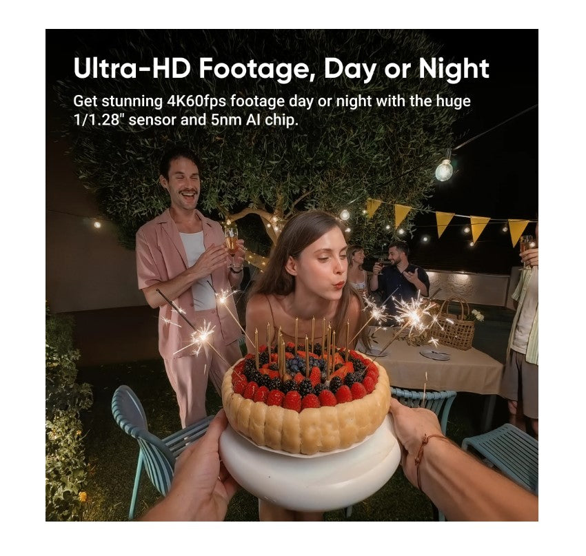 Insta360 GO Ultra Tiny Hands-Free 4K Cam (Standard Bundle) - White