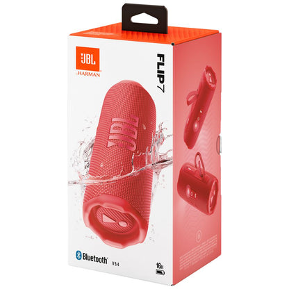 JBL Flip 7 Portable Bluetooth Speaker - Red (Australia Stock)