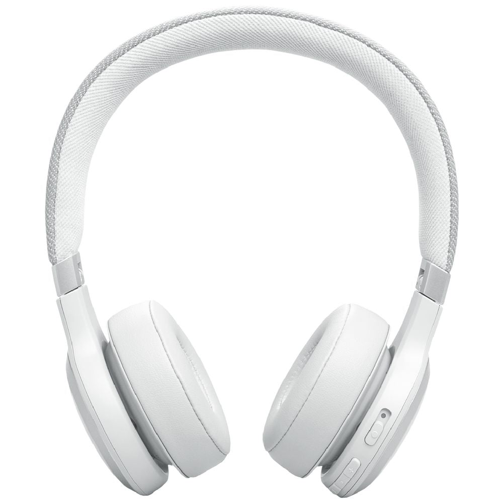 JBL Live 670 true Adaptive Noise Cancelling Wireless On-Ear Headphones - White (Australia Stock)