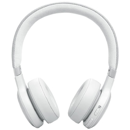JBL Live 670 true Adaptive Noise Cancelling Wireless On-Ear Headphones - White (Australia Stock)