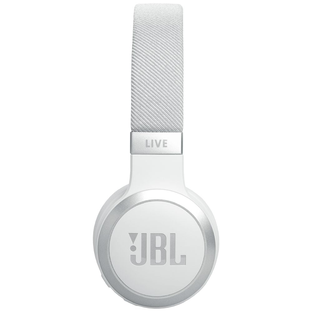 JBL Live 670 true Adaptive Noise Cancelling Wireless On-Ear Headphones - White (Australia Stock)