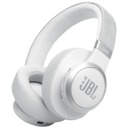 JBL Live 770 True Adaptive Noise Cancelling Wireless Over-Ear Headphones - White (Australia Stock)