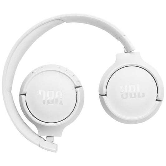 JBL Tune 520 Wireless Bluetooth On-Ear Headphones  - White (Australia Stock)