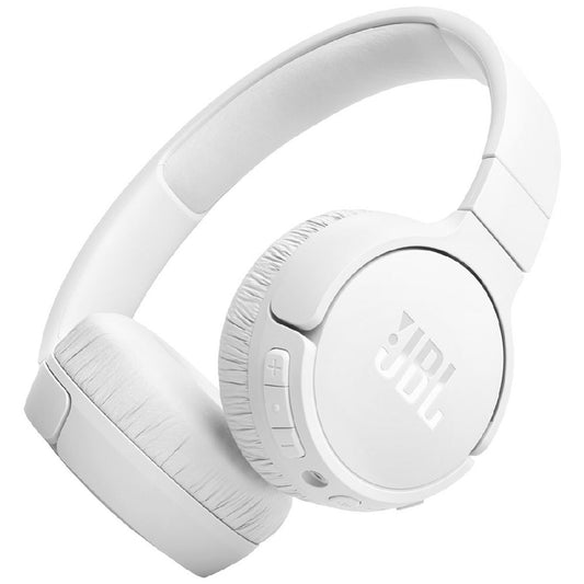 JBL Tune 670 Adaptive Noise Cancelling Wireless On-Ear Earphones - White (Australia Stock)