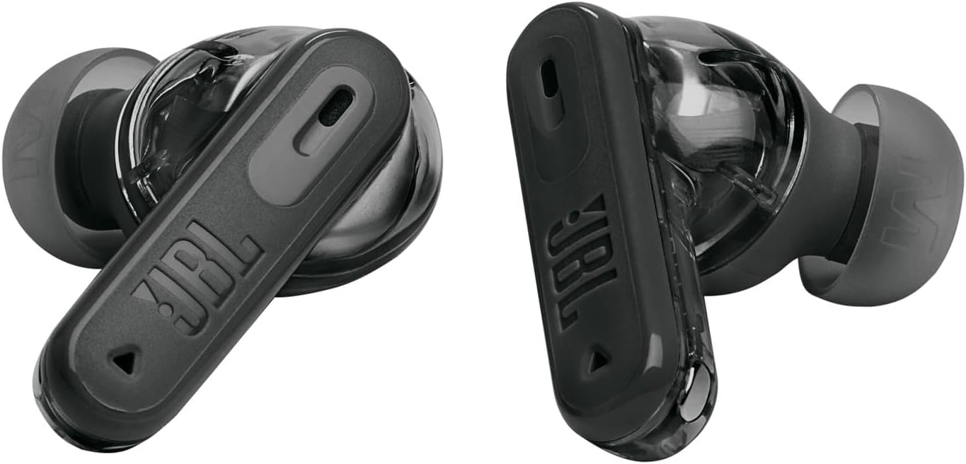 JBL Tune Beam 2 True Wireless Noise Cancelling Earbuds - Ghost Black (AU Stock)