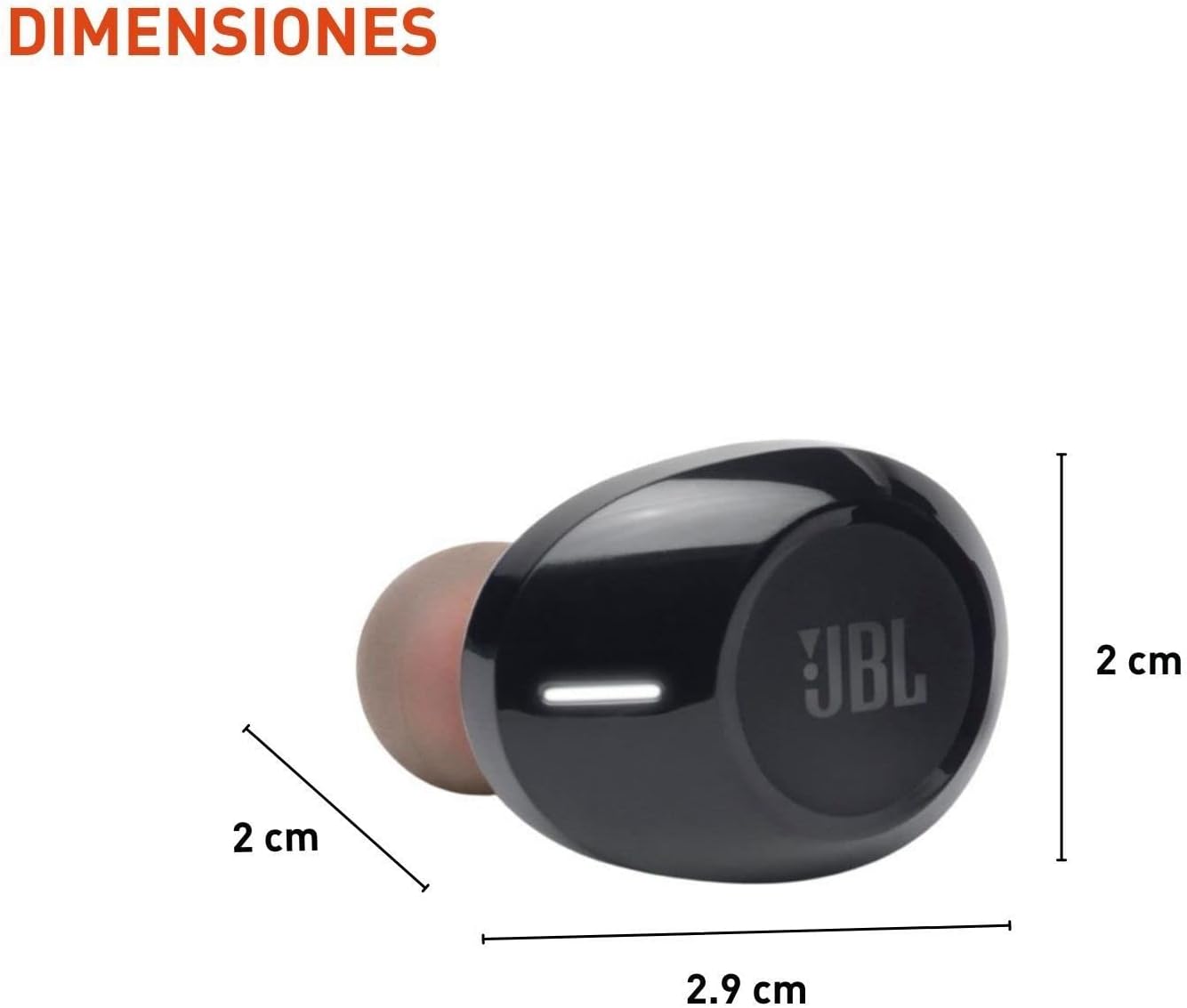 JBL - TUNE 125TWS True Wireless In-Ear Headphones - Black