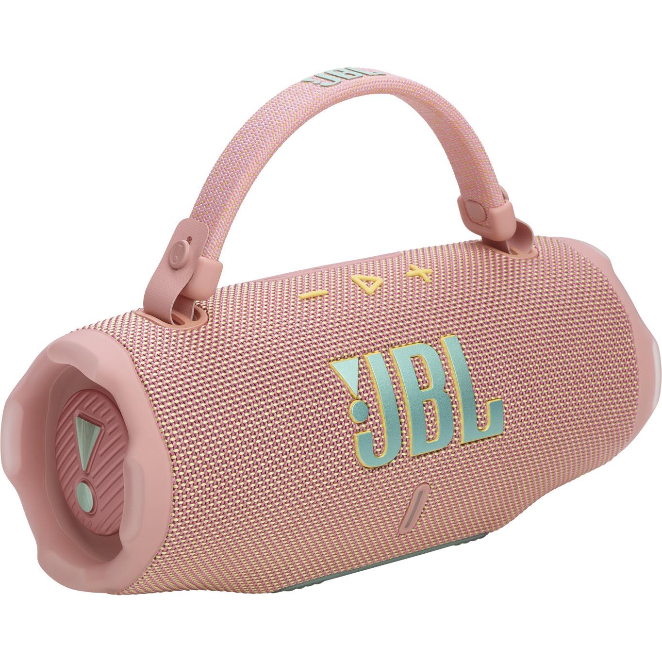 JBL Charge 6 Portable Bluetooth Speaker - Pink (Australian Stock)